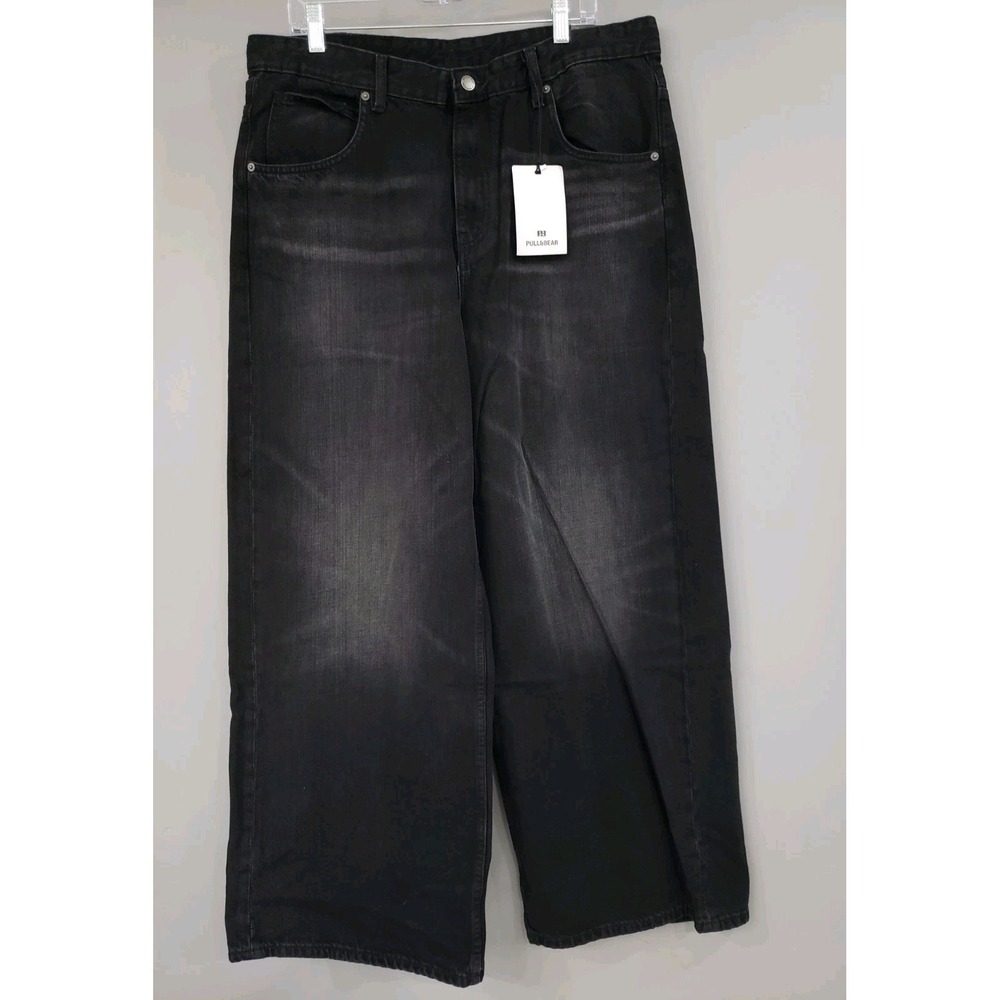 NEW Pull & Bear Baggy jeans size UK 34/EU 44 LOOSE STRAIGHT 90S SKATER PULL&BEAR
